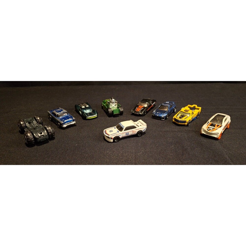 Vintage Hot Wheels Loose Lot Of 9 Cars RX-7, Crate Racer, '73 BMW